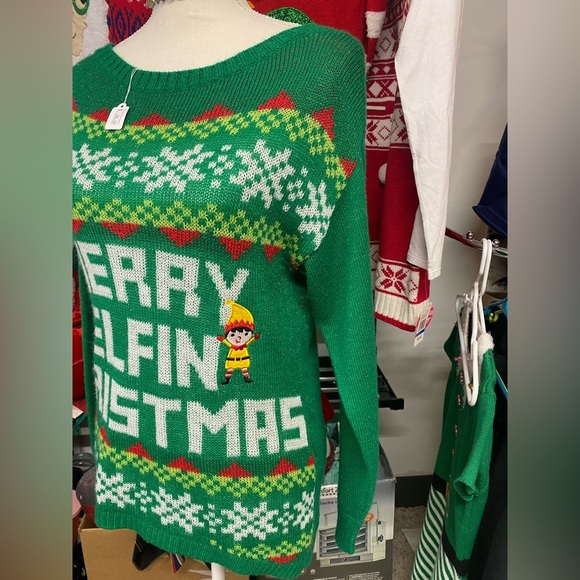 Kristal Kobe Merry Christmas Sweater - Picture 4 of 5